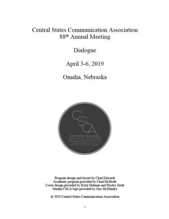 2019 Convention Program Cover