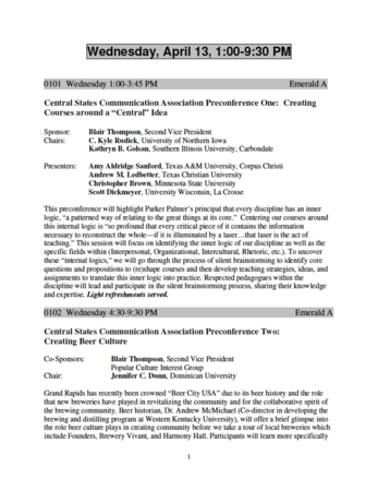 2016 Convention Program Cover